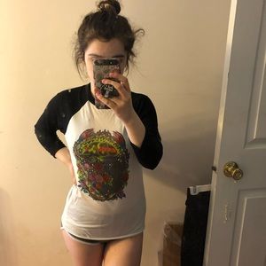 Zumiez Obey Psychedelic Trippy Print Baseball Tee